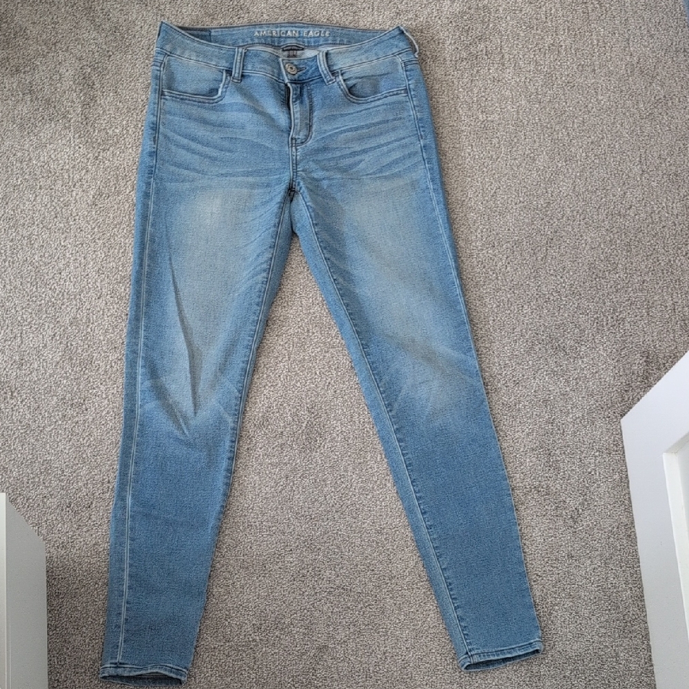 American Eagle Outfitters | Blue Stretch Skinny Jeans